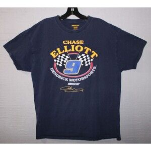 Chase Elliott #9 NASCAR Shirt Mens Size XLarge XL Blue Hendrick Motorsports